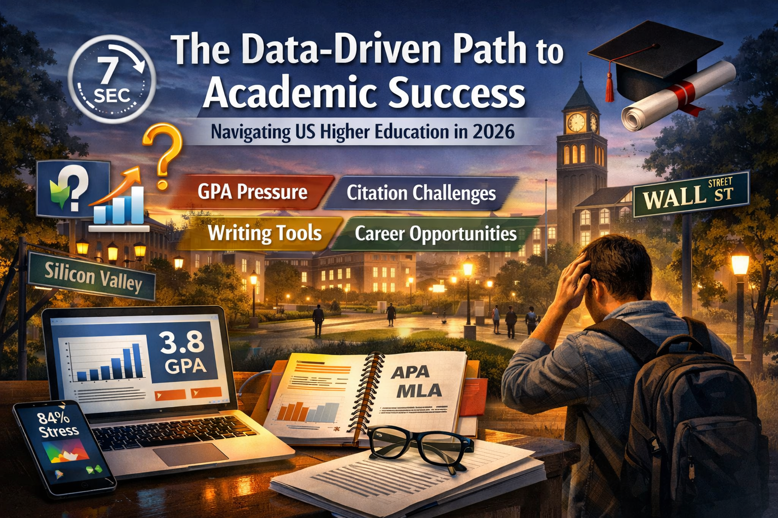 The Data-Driven Path to Academic Success: Navigating US Higher Education in 2026