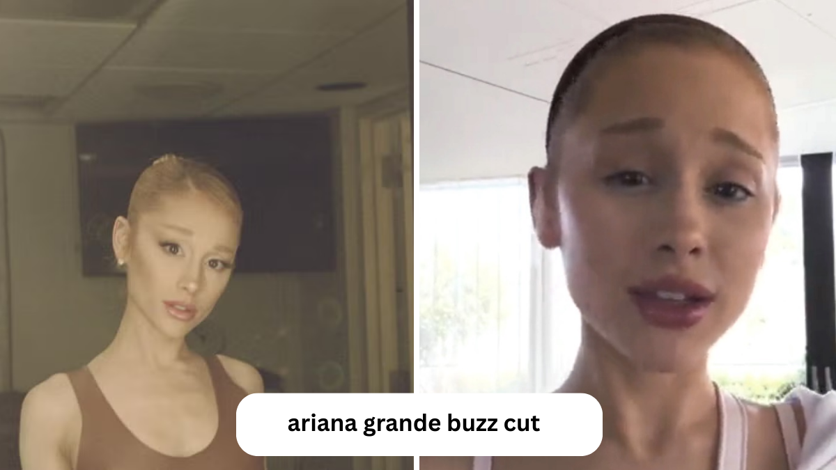 ariana grande buzz cut