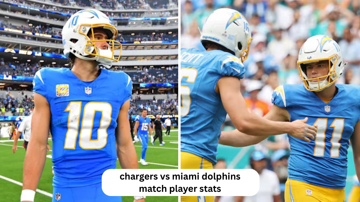 chargers vs miami dolphins match player stats