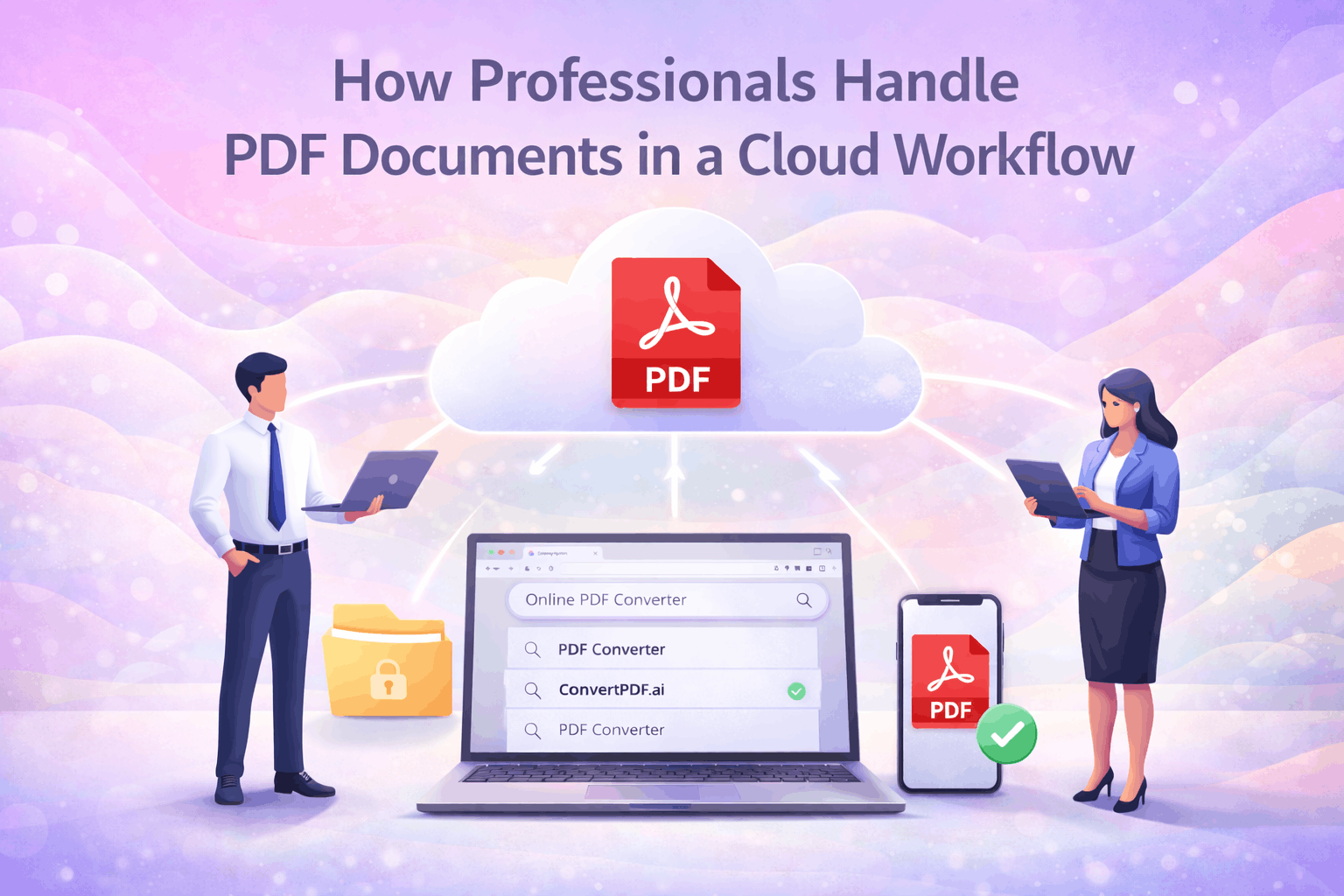 How Professionals Handle PDF Documents in a Cloud Workflow